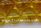 CAR567 15.5 inches 15mm - 16mm round natural amber beads wholesale