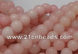 CAS04 15.5 inches 8mm round pink angel skin gemstone beads