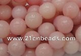 CAS06 15.5 inches 12mm round pink angel skin gemstone beads