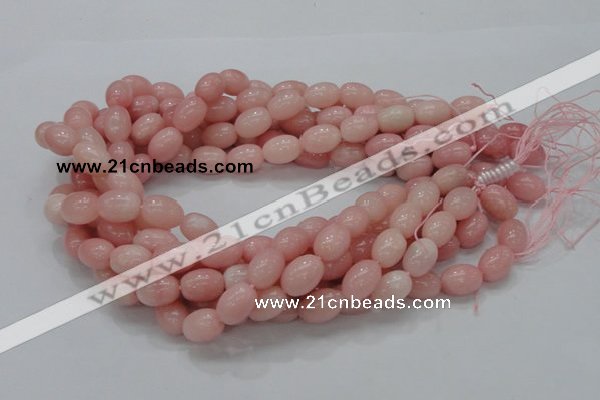 CAS10 15.5 inches 10*14mm rice pink angel skin gemstone beads