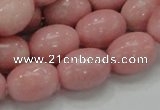 CAS11 15.5 inches 13*18mm rice pink angel skin gemstone beads