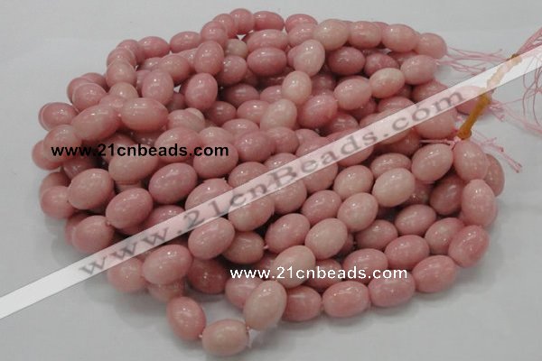 CAS11 15.5 inches 13*18mm rice pink angel skin gemstone beads