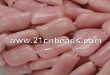 CAS23 15.5 inches 10*12mm marquise pink angel skin gemstone beads