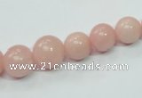 CAS33 15.5 inches 8mm - 16mm round pink angel skin gemstone beads