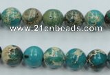 CAT01 15.5 inches 10mm round natural aqua terra jasper beads