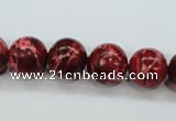 CAT165 15.5 inches 16mm round dyed natural aqua terra jasper beads