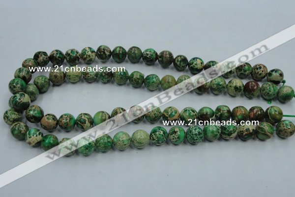 CAT223 15.5 inches 18mm round dyed natural aqua terra jasper beads