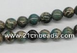 CAT5003 15.5 inches 8mm round natural aqua terra jasper beads