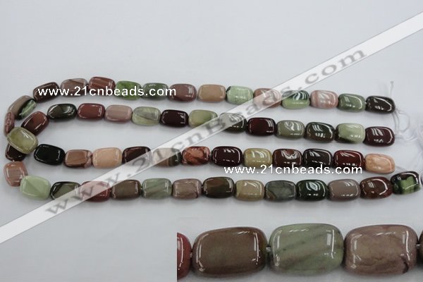 CAT5311 15.5 inches 8*14mm rectangle aqua terra jasper beads wholesale