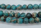 CAT75 15.5 inches 8mm round dyed natural aqua terra jasper beads