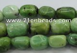 CAU207 15.5 inches 10*14mm nuggets Australia chrysoprase beads