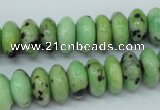 CAU220 15.5 inches 6*12mm rondelle Australia chrysoprase beads