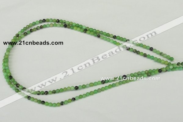 CAU25 15.5 inches 4mm round australia chrysoprase beads wholesale