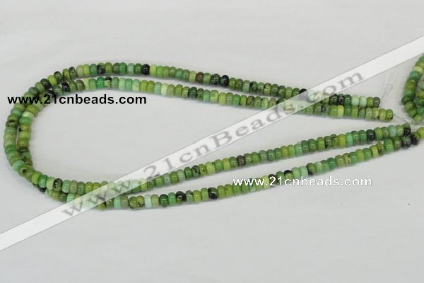 CAU26 15.5 inches 4*6mm rondelle australia chrysoprase beads wholesale