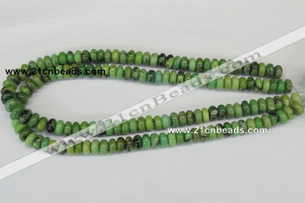 CAU27 15.5 inches 5*10mm rondelle australia chrysoprase beads wholesale