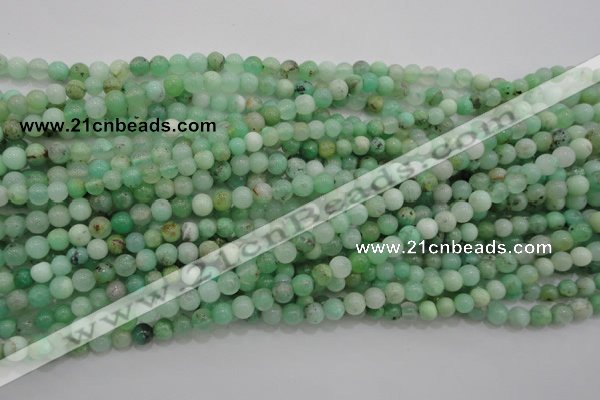 CAU301 15.5 inches 4mm round Australia chrysoprase beads wholesale