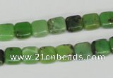 CAU34 15.5 inches 8*8mm square australia chrysoprase beads wholesale