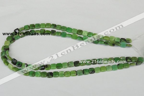 CAU34 15.5 inches 8*8mm square australia chrysoprase beads wholesale