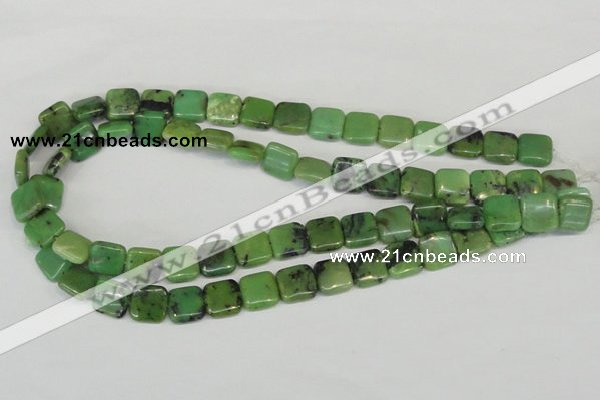 CAU35 15.5 inches 12*12mm square australia chrysoprase beads wholesale