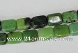 CAU36 15.5 inches 8*10mm rectangle australia chrysoprase beads wholesale