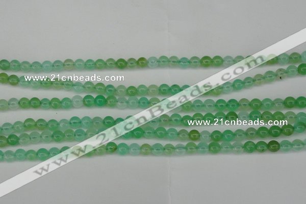 CAU360 15.5 inches 4mm round Australia chrysoprase beads