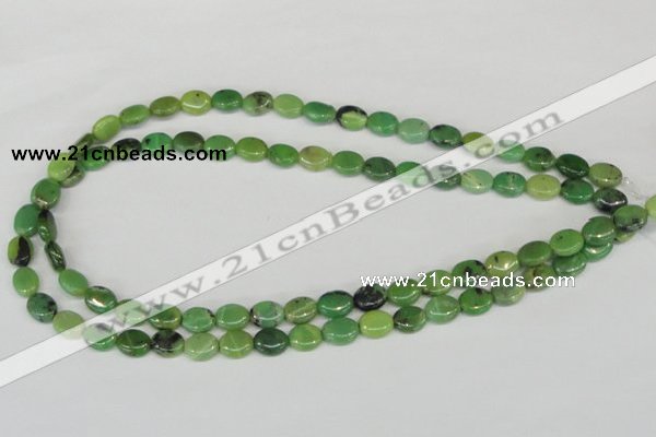 CAU39 15.5 inches 8*10mm oval australia chrysoprase beads wholesale