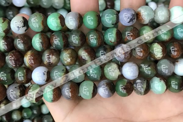 CAU437 15.5 inches 10mm round Australia chrysoprase beads wholesale