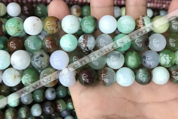 CAU438 15.5 inches 12mm round Australia chrysoprase beads wholesale