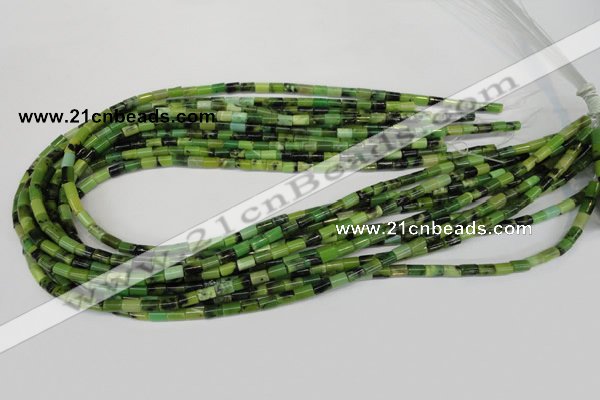 CAU45 15.5 inches 4*6mm tube Australia chrysoprase beads wholesale