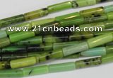 CAU46 15.5 inches 4*13mm tube Australia chrysoprase beads wholesale