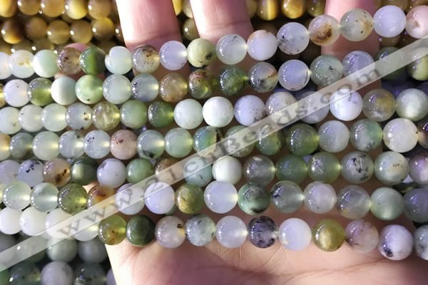 CAU461 15.5 inches 8mm round Australia chrysoprase beads