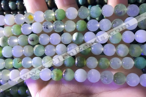 CAU473 15.5 inches 8mm round Australia chrysoprase beads