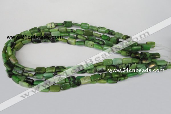 CAU52 15.5 inches 8*12mm rectangle Australia chrysoprase beads wholesale