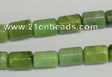 CAU57 15.5 inches 7*10mm tube Australia chrysoprase beads