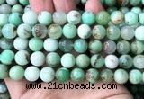 CAU578 15 inches 10mm round Australia chrysoprase beads wholesale