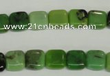 CAU61 15.5 inches 10*10mm square Australia chrysoprase beads