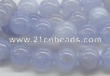 CBC03 15.5 inches 10mm round blue chalcedony beads wholesale CBC03 15.5 inches 10mm round blue chalcedony beads wholesale
