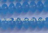 CBC271 15.5 inches 5*8mm A grade rondelle ocean blue chalcedony beads