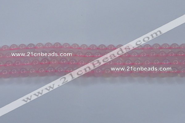 CBC302 15.5 inches 8mm round pink chalcedony beads wholesale