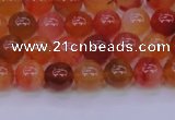 CBC411 15.5 inches 6mm AA grade round orange chalcedony beads