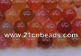 CBC412 15.5 inches 8mm AA grade round orange chalcedony beads