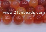 CBC414 15.5 inches 12mm AA grade round orange chalcedony beads