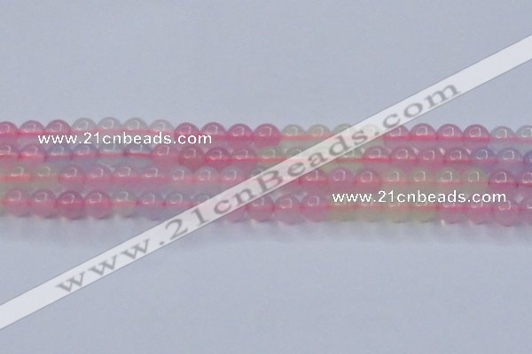 CBC421 15.5 inches 6mm round mixed chalcedony beads wholesale