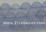 CBC452 15.5 inches 8mm round blue chalcedony beads wholesale