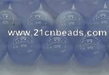 CBC454 15.5 inches 12mm round blue chalcedony beads wholesale