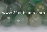 CBC704 15.5 inches 12mm faceted round African green chalcedony beads