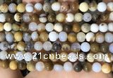 CBC801 15.5 inches 6mm round natural polka dot chalcedony beads