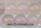 CBC836 15 inches 8mm round pink chalcedony beads