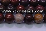 CBD303 15.5 inches 10mm round brecciated jasper beads wholesale