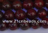 CBD353 15.5 inches 10mm round poppy jasper beads wholesale